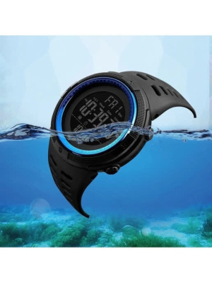 Смарт часы SKMEI 1251 черные/синие