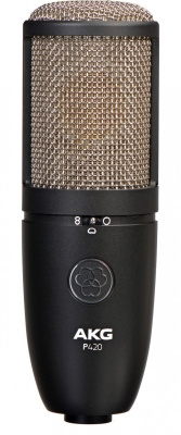 AKG P420 конденсаторный микрофон, 3 диаграммы напр.,  20-20000Гц, 28мВ/Па, SPL до155дБ, SH300 "паук", кейс