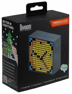 Портативная колонка Divoom Timebox EVO с экраном