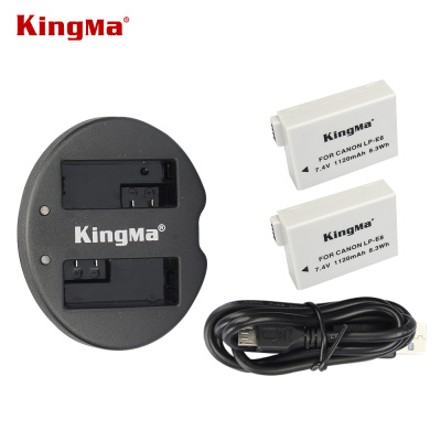 Зарядное устройство двойное KingMa BM015 для Canon LP-E8