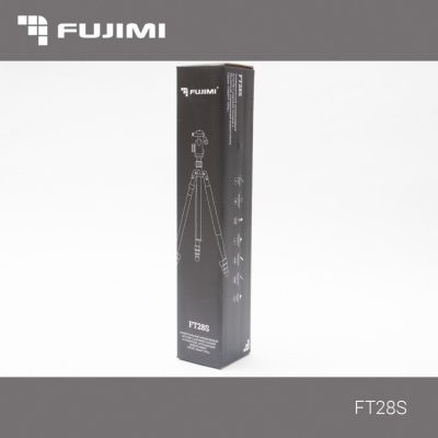 Fujimi FT28S Универсальный алюминиевый штатив с шаровой головой и рукояткой, упрощающей видеосъёмку. Серия "СМАРТ ПРО" макс. высота 1260 мм, макс.
