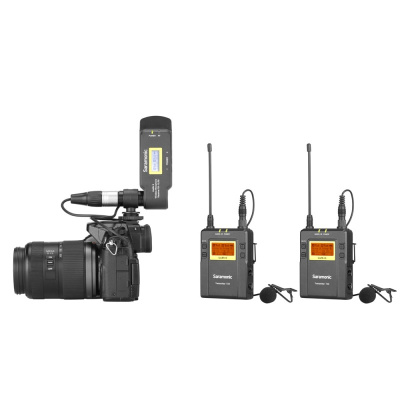 Saramonic UwMic9 TX9+TX9+RX-XLR9 радиопетлички с 2 передатчиками и 1 приемником