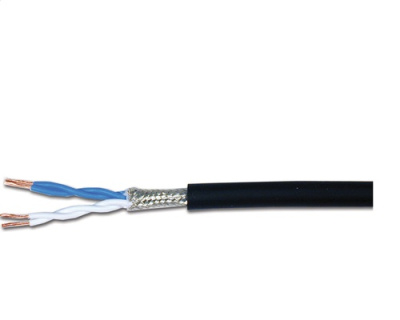 Canare L-4E5C микрофонный кабель starquad, плетеный экран 5мм черный