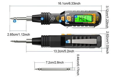 Тестер напряжения Aneng B20