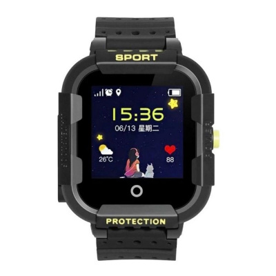 Часы Smart Baby Watch Wonlex KT03 черные