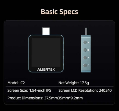 USB тестер Alientek C2
