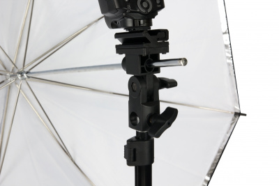 Держатель для вспышки Lumifor LFLH-01, для установки вспышки и зонта на студийную стойку