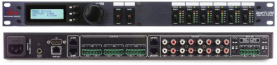 dbx 1260 аудио процессор для многозонных систем. 12 входов - 2 балансных мик/лин Phoenix, 8 RCA, S/PDIF; 6 балансных Phoenix выхода