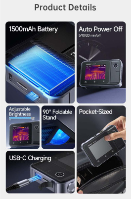 Тепловизор FNIRSI TDM-120P магазин PROAIM