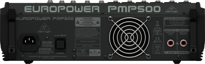 Behringer PMP500 микшер-усилитель  2 х 250Вт•4Ом 12 каналов (4 моно, 4 стерео, 2 доп.стерео), процессор эффектов KLARK TEKNIK