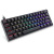 Игровая клавиатура Skyloong GK61 SK61, синие свичи Gateron Blue, черная, российская раскладка