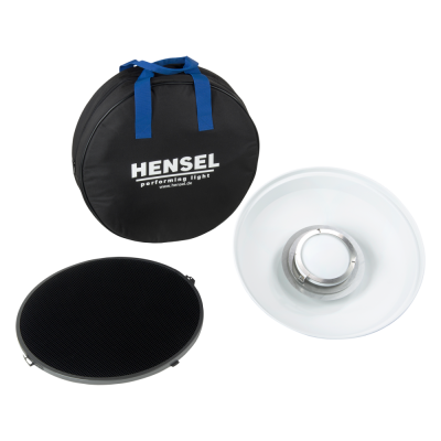 Рефлектор HENSEL 22" ACW Beauty Dish kit EH (сота 22") Портретная тарелка комплект белая 