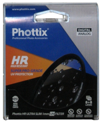 Фильтр ультрафиолетовый с нанопокрытием Phottix Super Pro-Grade HR Ultra Slim 1mm UV 55мм