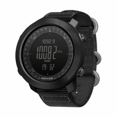 Часы North Edge Apache 3 Black nylon магазин PROAIM