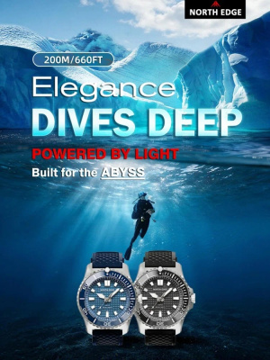 Часы North Edge Abyss Blue магазин PROAIM