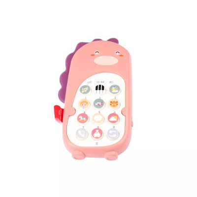 Игрушечный телефон Veker Динозавр (розовый)