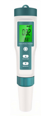 Тестер качества воды Veker PH129BL (PH, PPM, TDS, ОВП, жесткость, температура, соленость) магазин PROAIM
