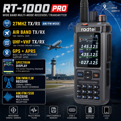 Радиостанция Radtel RT-1000 pro магазин PROAIM