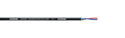 Cordial CSP 1 микрофонный кабель 3,5 мм, черный