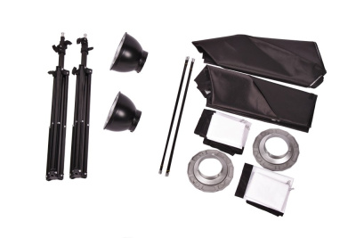 Импульсный свет комплект FST F-400 Softbox Kit, шт