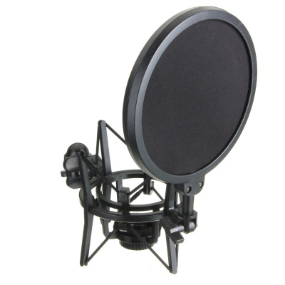 Крепление паук для микрофона Green Audio GAZ-100 с поп-фильтром