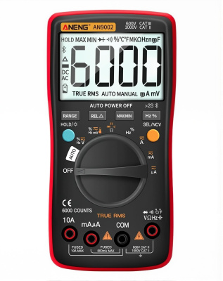 Мультиметр Aneng AN9002 Red Pro магазин PROAIM