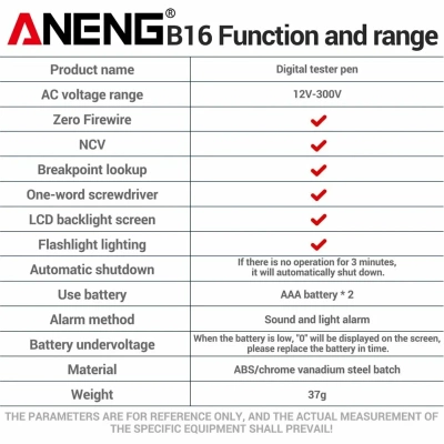 Мультиметр Aneng B16