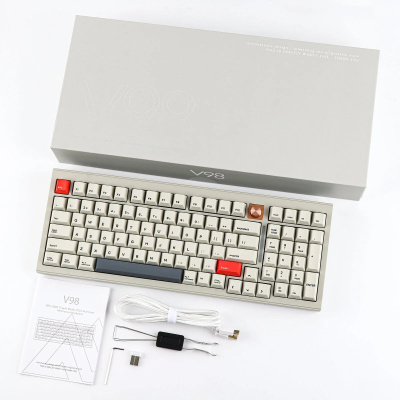 Клавиатура Cidoo V98 Pearl White