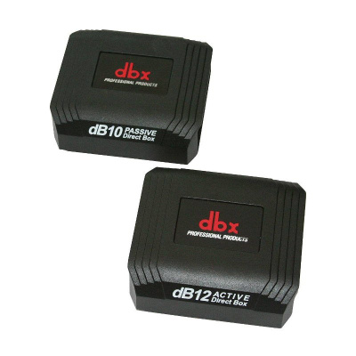 dbx dB10 пассивный трансформаторный директбокс. Hi-Z 1/4" TS вход, параллельный 1/4" Thru TS, балансный позолоченный XLR Lo-Z выход