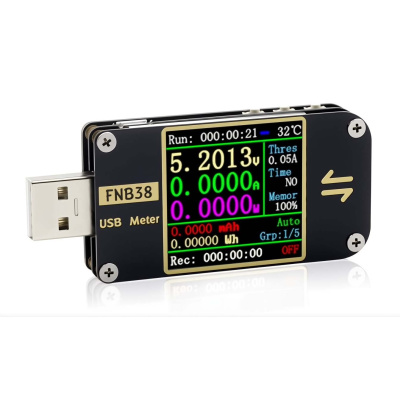 USB тестер FNIRSI FNB38 магазин PROAIM