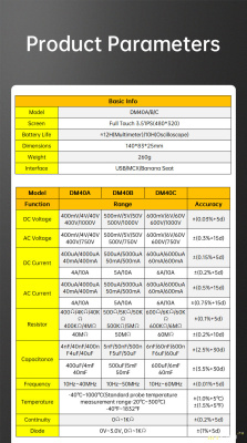 Мультиметр Alientek DM40C
