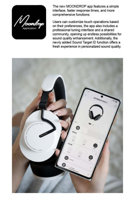 Наушники Moondrop Edge 2 Black-White магазин PROAIM