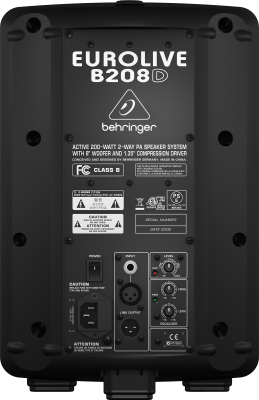 Behringer B208D 2-полосная активная АС/монитор 8"+1,35"алюминий, 160Вт+42Вт пик, Bi-amp