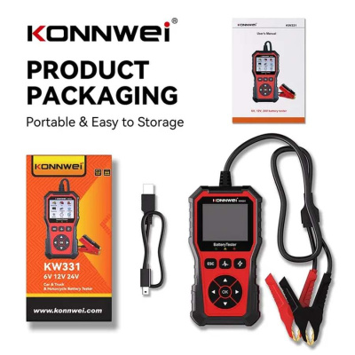 Тестер аккумулятора Konnwei KW331