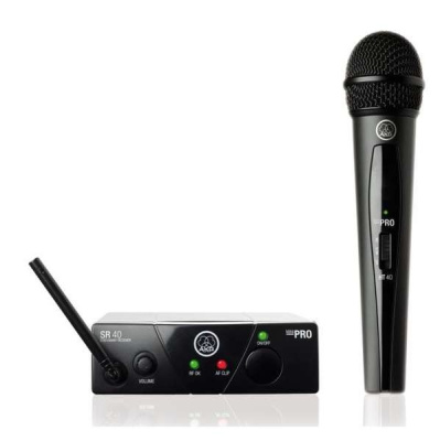 AKG WMS40 Mini Vocal Set BD US25B (537.9МГц) вокальная радиосистема с приёмником SR40 Mini и ручным передатчиком с капсюлем D88