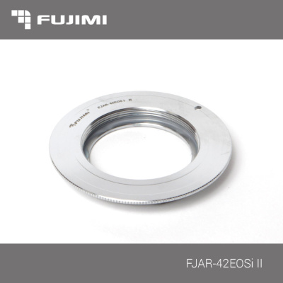 Fujimi FJAR-42EOSi II Переходник для объектива M42-Canon с чипом 9 поколения, поддержка 5D Mark IV