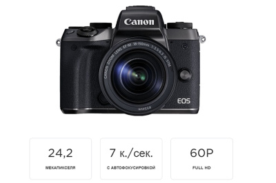 Цифровая фотокамера Canon EOS M5 Kit EF-M 18-150mm f/3.5-6.3 IS STM 