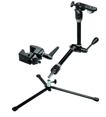 Manfrotto 143 Шарнирный кронштейн, зажим, складная стойка