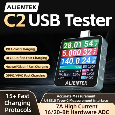 USB тестер Alientek C2