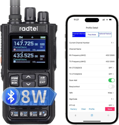 Радиостанция Radtel RT-900 Bluetooth