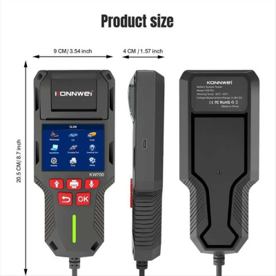 Тестер аккумулятора Konnwei KW700