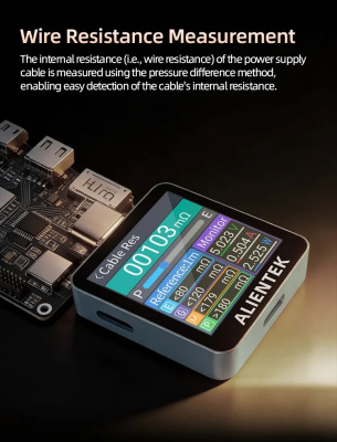 USB-тестер Alientek C2 Pro магазин PROAIM