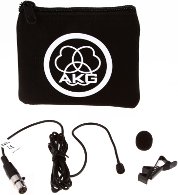 AKG C417L петличный конденсаторный микрофон, круговой, черный, 3-контактный mini-XLR