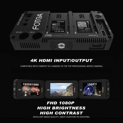 Накамерный монитор Fotga A50T 5" 4K Touch-Screen