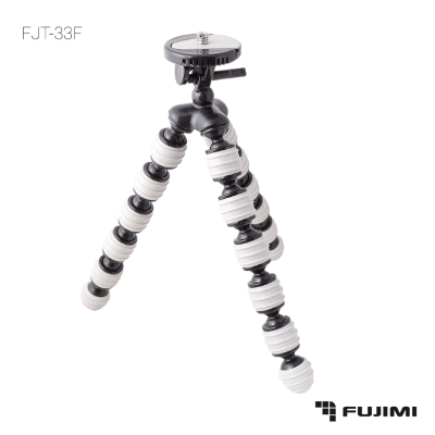 Fujimi FJT-33F Шарнирный компактный штатив для фото и видеосъёмки. высота 285 мм, макс 3 кг.