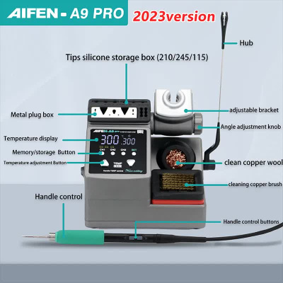 Паяльная станция Aifen A9 Pro C245 (жала I, IS, K)