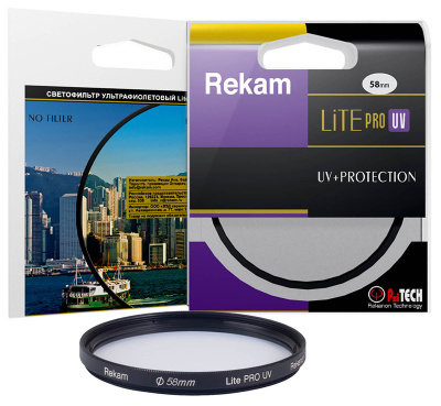 Светофильтр ультрафиолетовый Rekam UV 58-2LC (Lite PRO UV+Protection)