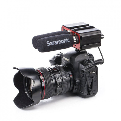 Saramonic SR-PAX1 активный адаптер (1 стерео, 2 моно-входа 3,5 мм, 2 моно-входа XLR)