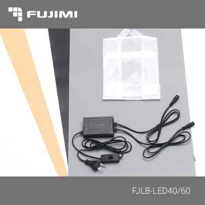 Fujimi FJLB-LED60 Компактная студия для натюрмортов + 4 виниловых фона (оборудована светодиодной подсветкой)