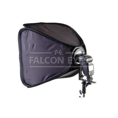 Софтбокс Falcon Eyes EB-060 (60*60cm) с переходником для накамерных вспышек